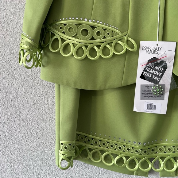 BMJ Studio Women’s 3 Piece Skirt Suit Size 8 Includes Jacket, Top and Skirt - Picture 10 of 16